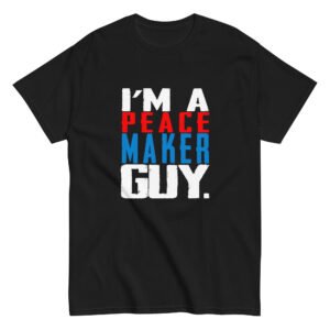 unisex-classic-tee-black-front-6a9602a32f50f.jpg T-Shirt "The Peace Envoy"